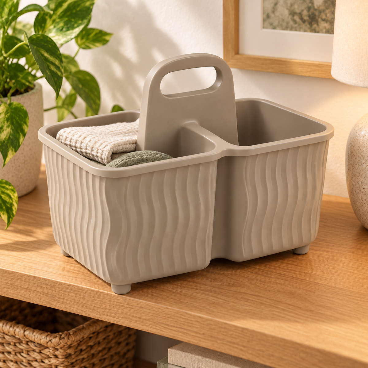 Twin-Bay Carry Basket